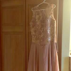 Rose Gold/light pink Formal Dress